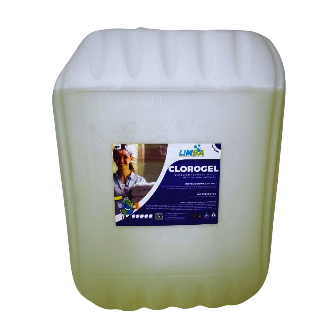 Cloro en Gel blanqueador de ropa