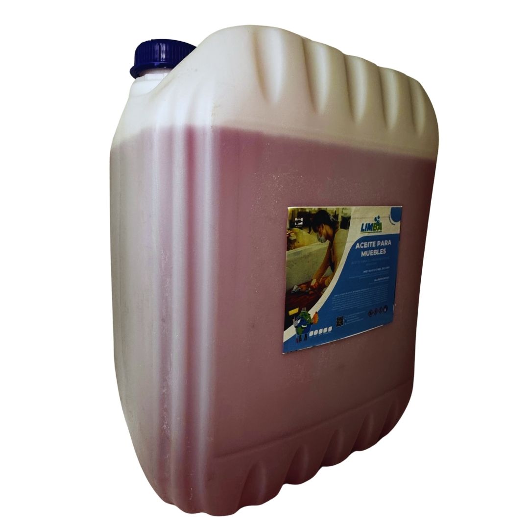 Aceite rojo para muebles de madera