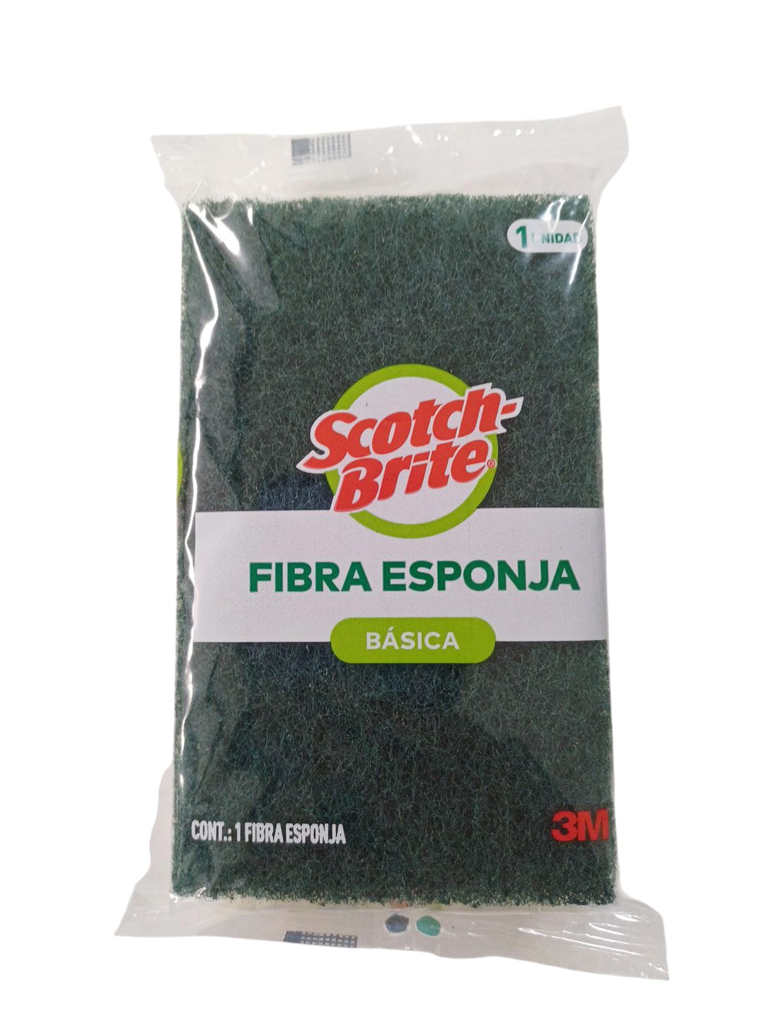 FIBRA SCOTCH BRITE VERDE CON ESPONJA