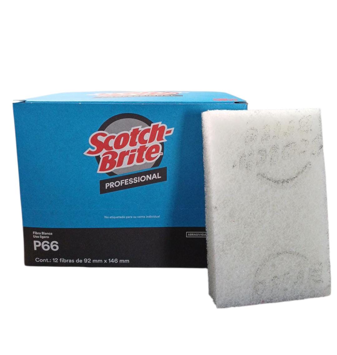 Fibra Scotch Brite Blanca P-66