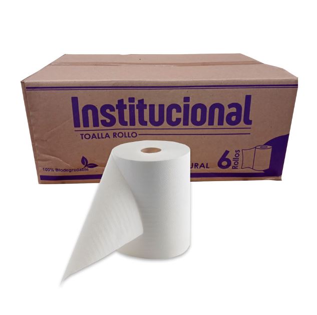 TOALLA EN ROLLO INSTITUCIONAL 160 MTS