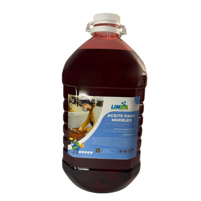 Aceite rojo para muebles de madera