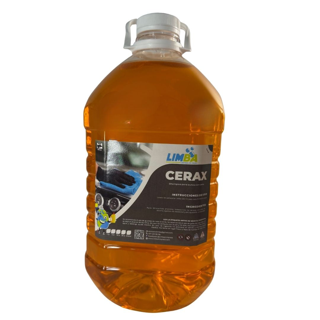 Cerax Shampoo para autos con cera