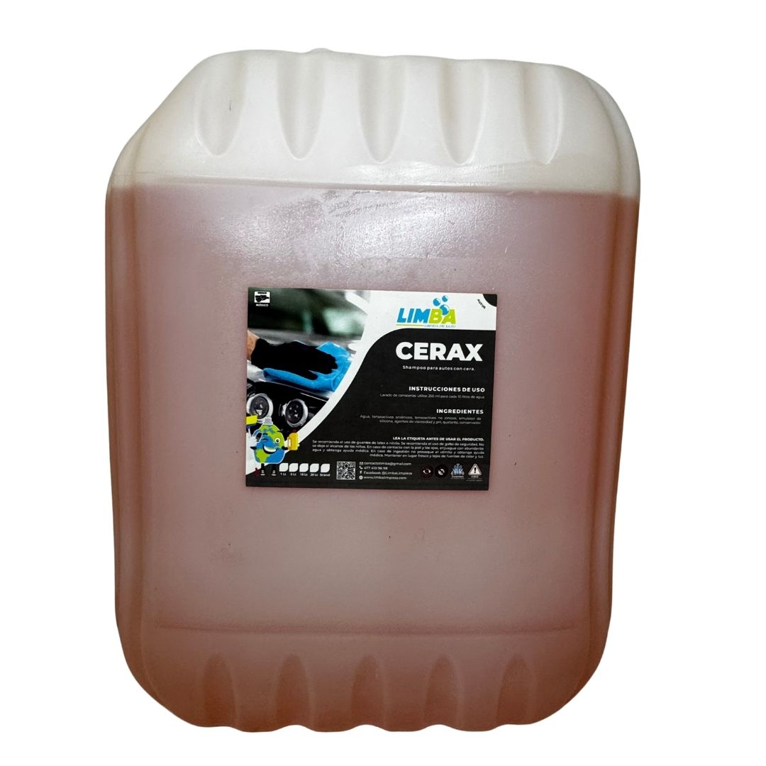 Cerax Shampoo para autos con cera