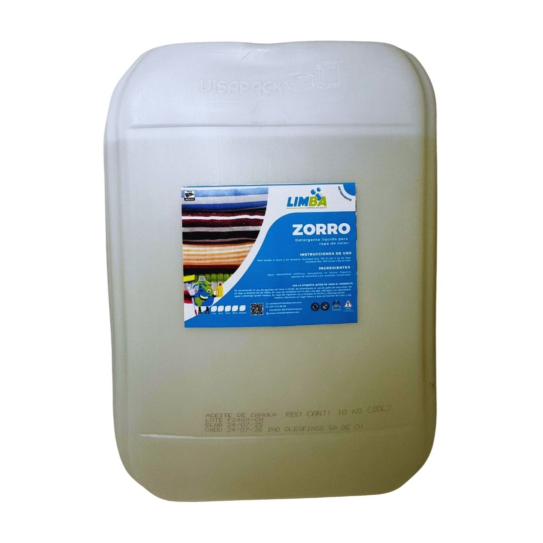 Zorro Detergente para ropa de color