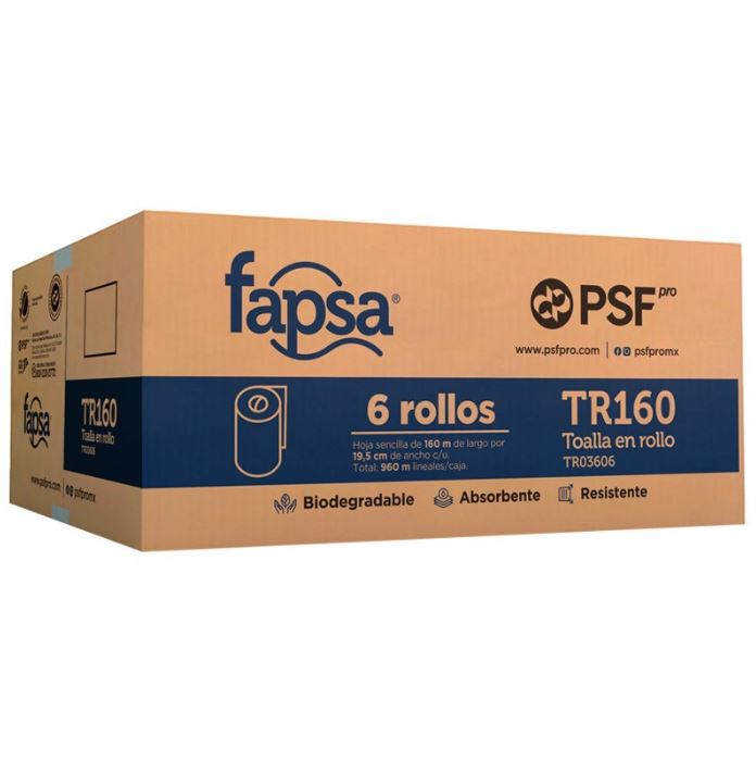 TOALLA EN ROLLO TR160 FAPSA